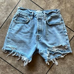 NWOT AGOLDE Riley short size 27